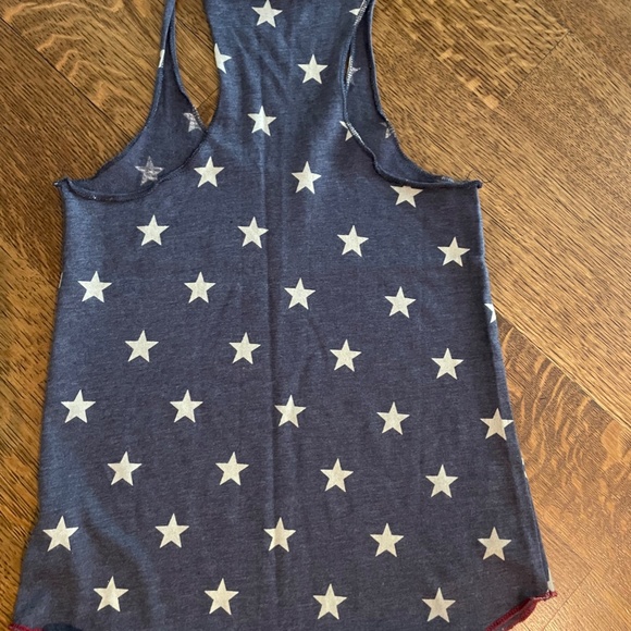 Alternative apparel women’s racerback tank with star pattern in size XS - Picture 2 of 2
